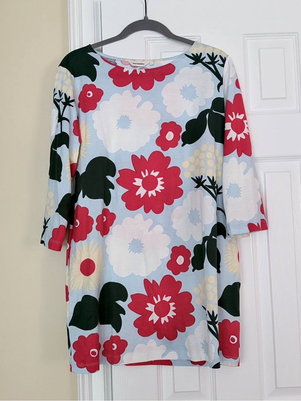 Marimekko Peretta Kukkatöri Floral Cotton Dress Size M